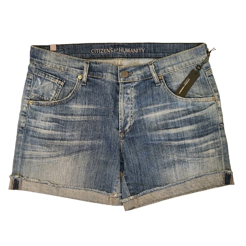 Citizens of Humanity 5” Blue Skyler‎ Denim Shorts Jean Anthropologie Size 31